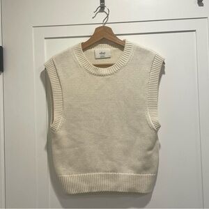 Wilfred Alps Vest, merino blend crewneck sweater vest, size S